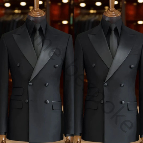 Black men suit - men's,
