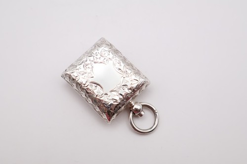 Antique sterling silver stamp - antique,