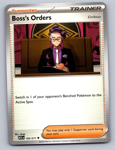 Boss orders corbeau - orders, [corbeau]
