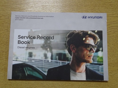 Genuine hyundai service book - service,