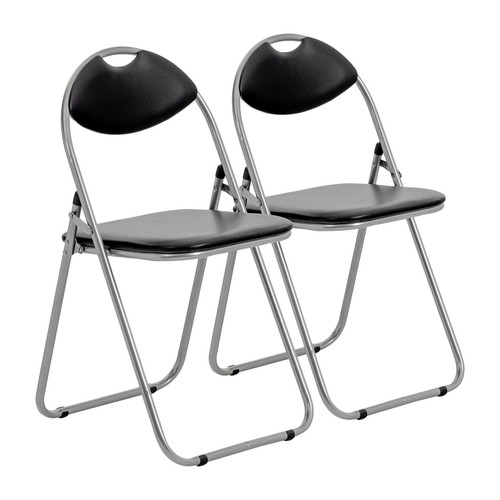 Folding chairs padded - padded, faux