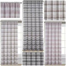 Stripe Voile Net Curtain Panel