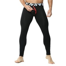 Men Long Johns Underwear Open