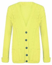 Knit Cardigan chunky Button