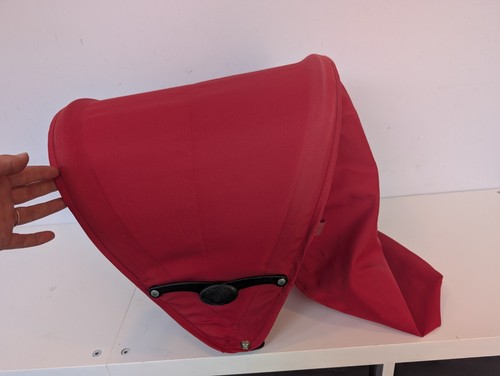 Mamas and papas swirl hood - and, red