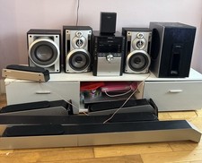 🎵 Panasonic Home Theatre Sound System – Full Speaker Set & Subwoofer 🎵