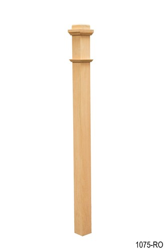 Poplar box newel post x - newel,