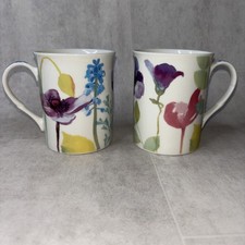 Portmeirion Water Garden Mugs x 2