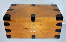 VINTAGE WOODEN METAL BOUND