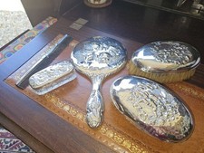 Beautiful Stirling Silver Dressing Table Set