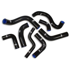 Black samco silicon rad - black, hoses