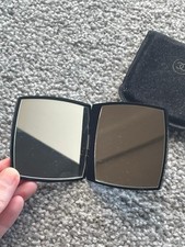 Chanel Compact Mirror Black Double Facettes Duo without box