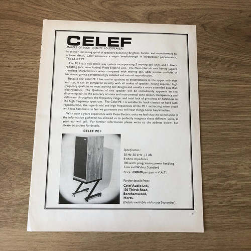 Hifis13 magazine advert 11x8 - hifis13,