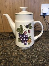 crown dynasty Autumn Fruit Teapot Free Uk Delivery Available F