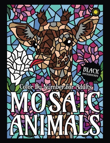 Mosaic animals color number - color, by