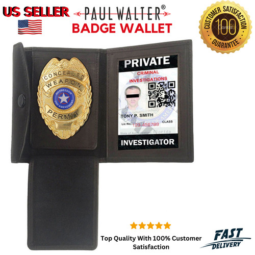 Genuine leather bifold wallet - genuine,