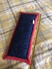 19" Genuine Original poly pad Wither Pad Blue Red Piping Very Good Clean Condtn