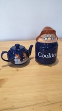 Tetley Tea Pot And Cookie Jar