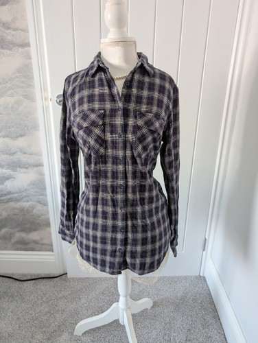 New look navy checked smart - checked,