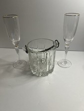 Crystal Ice Bucket And
