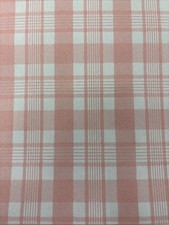 Caravel Curtains Cotton Fabric - Pink & White Gingham Check - Arts & Craft