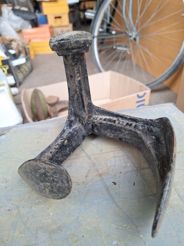 Vintage cast iron shoe last - shoe,