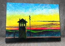 Edward hopper railroad sunset - edward,