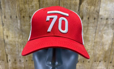 Sub 70 Subseventy Golf Trucker Mesh Snapback Hat Cap Red White