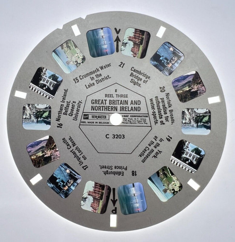 Vintage view master slide - slide, reel