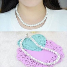 Loose Choker Pearl Necklace - 16inch (40cm) with silver fittings in Gift Bag