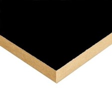 Black Melamine MDF Board