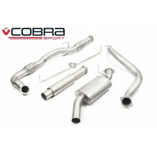 Vauxhall Corsa D VXR Turbo Back (Sports Cat / Res) Cobra Sport Exhaust  VZ14a