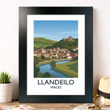 Llandeilo, Wales Travel Poster