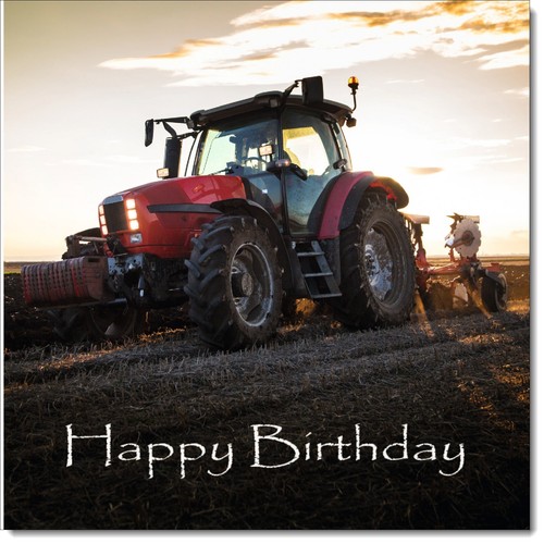 Doodlecards farming birthday - farming,
