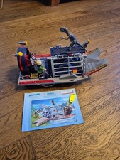 Playmobil Dinos 9433 Enemy Airboat with Raptors Dinosaurs Toy