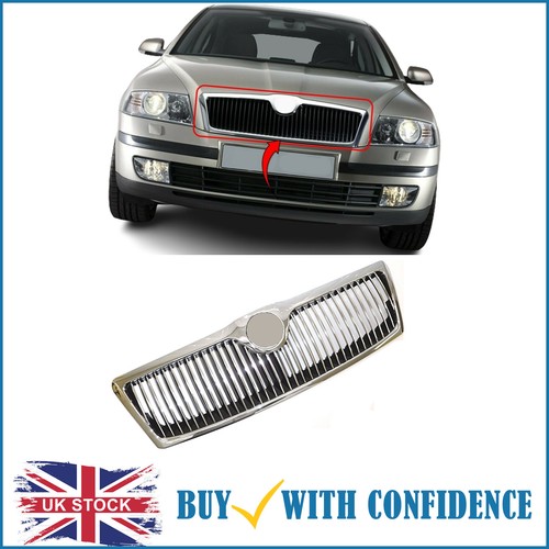 Front main grille with chrome - with,