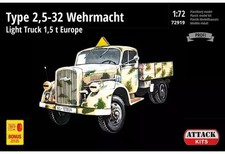 1/72 WWII German 1.5-Ton Truck