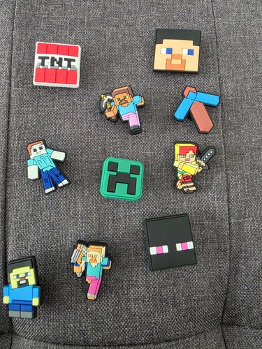 Minecraft croc charms - croc,