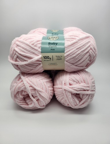 New crafty pink baby yarn - new,