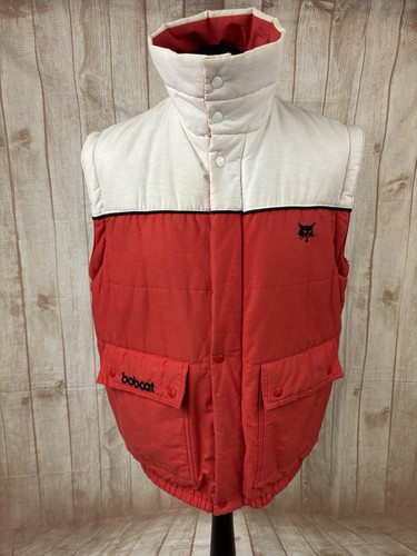 Vintage bob cat padded gilet - vintage,