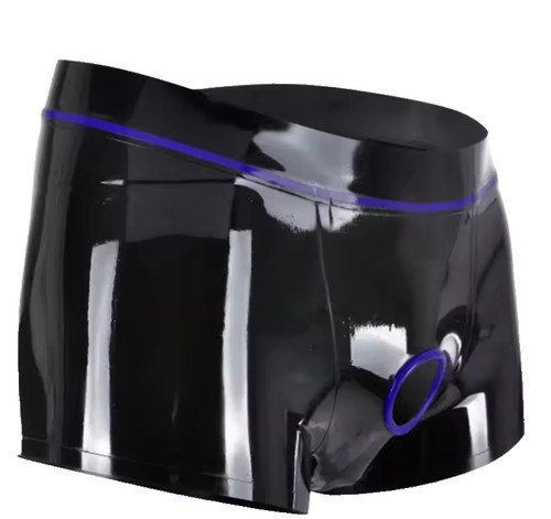 Mens latex rubber boxer - mens,