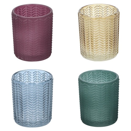 Glass tea light candle - glass, holders