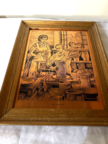 Copper etching the potter - ,