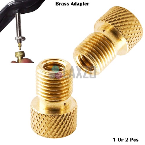 Brass adaptor schrader - adaptor, to