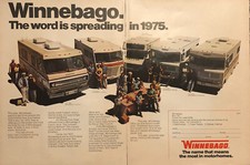 1975 Winnebago RV PRINT AD