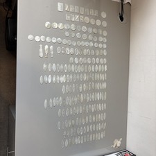 LOT OF 211 CHINESE MOTHER OF PEARL GAMING COUNTERS TOKENS ANTIQUE ITEM RARE 