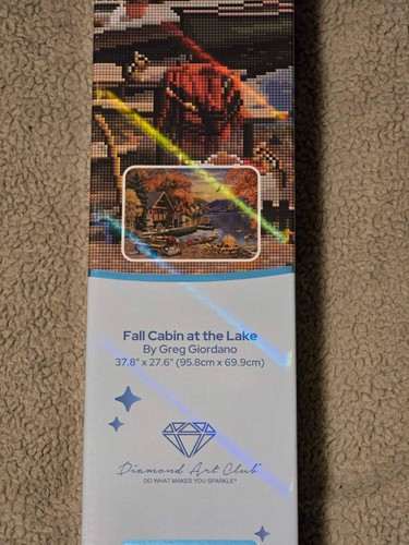 Diamond art club fall cabin - fall,