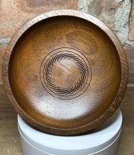 Vintage Wooden Bowl – Carved