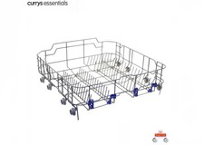 Genuine Currys Essentials Dishwasher Lower Basket With Wheels CID60W16……