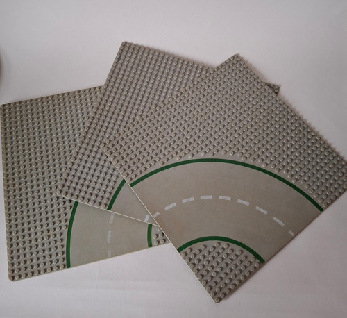 Vintage lego road old - x3,